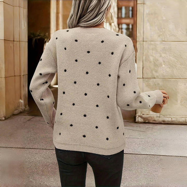 Arvae™ Anne | Knitted Sweater with Dots
