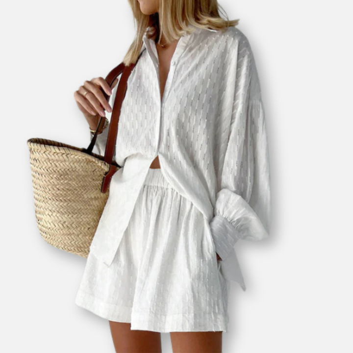 Arvae™ Liz | Airy shirt and shorts set