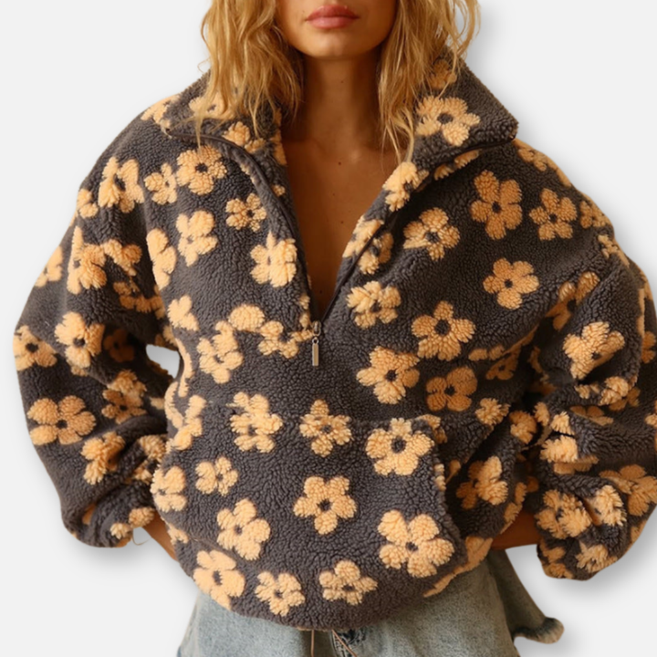 Arvae™ Daisy | Fleece Sweater Bloom