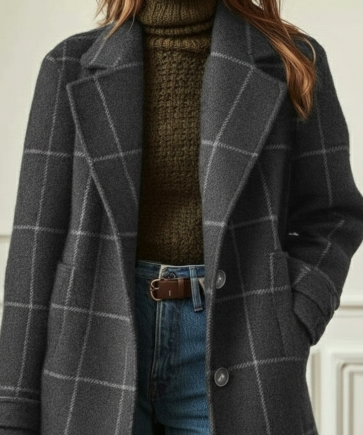 Arvae™ Cambridge - Wool Check Coat