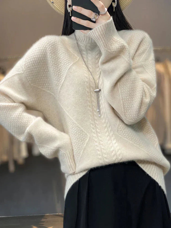 Arvae™ Ellie | Luxurious Sweater with High Collar
