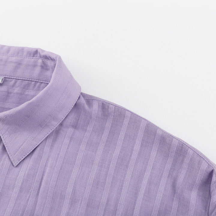 Arvae™ Viola | Breezy button-up and shorts set