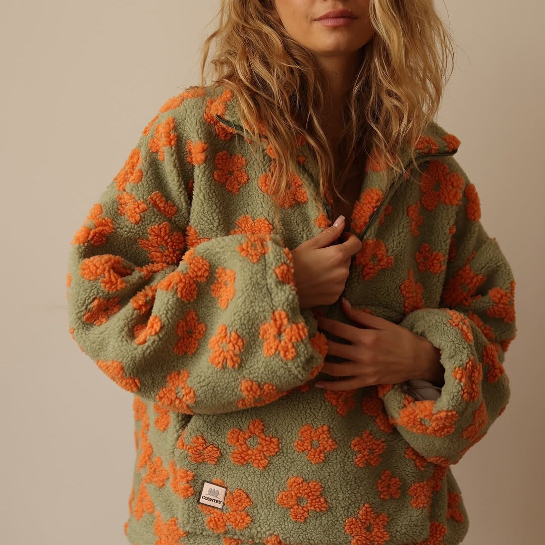 Arvae™ Daisy | Fleece Sweater Bloom