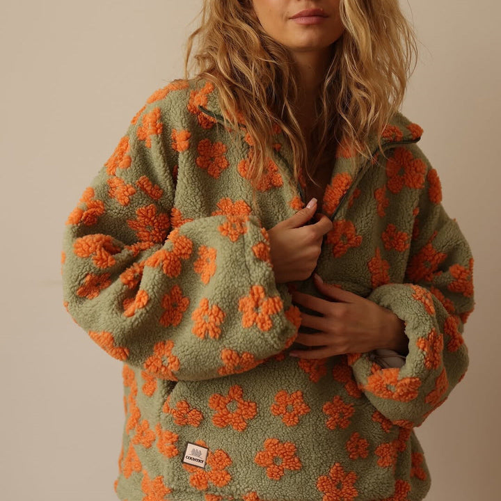 Arvae™ Daisy | Fleece Sweater Bloom