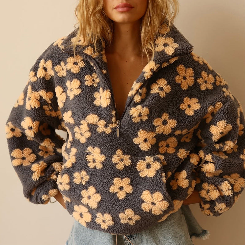 Arvae™ Daisy | Fleece Sweater Bloom