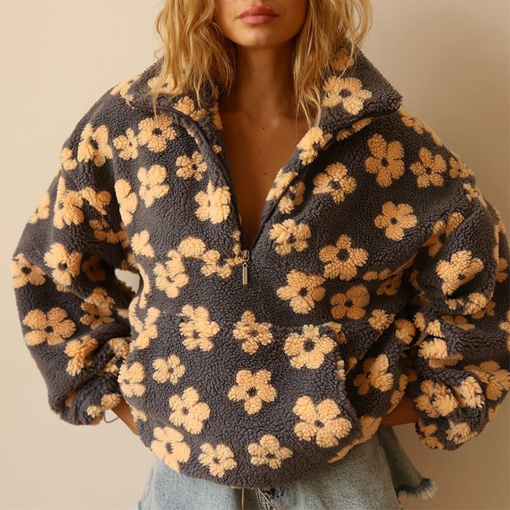 Arvae™ Daisy | Fleece Sweater Bloom
