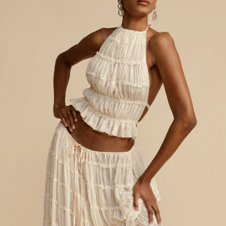 Arvae™ Wendy | Halter top and skirt set