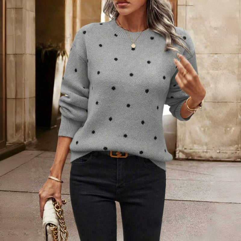 Arvae™ Anne | Knitted Sweater with Dots