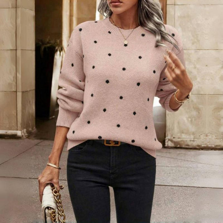 Arvae™ Anne | Knitted Sweater with Dots