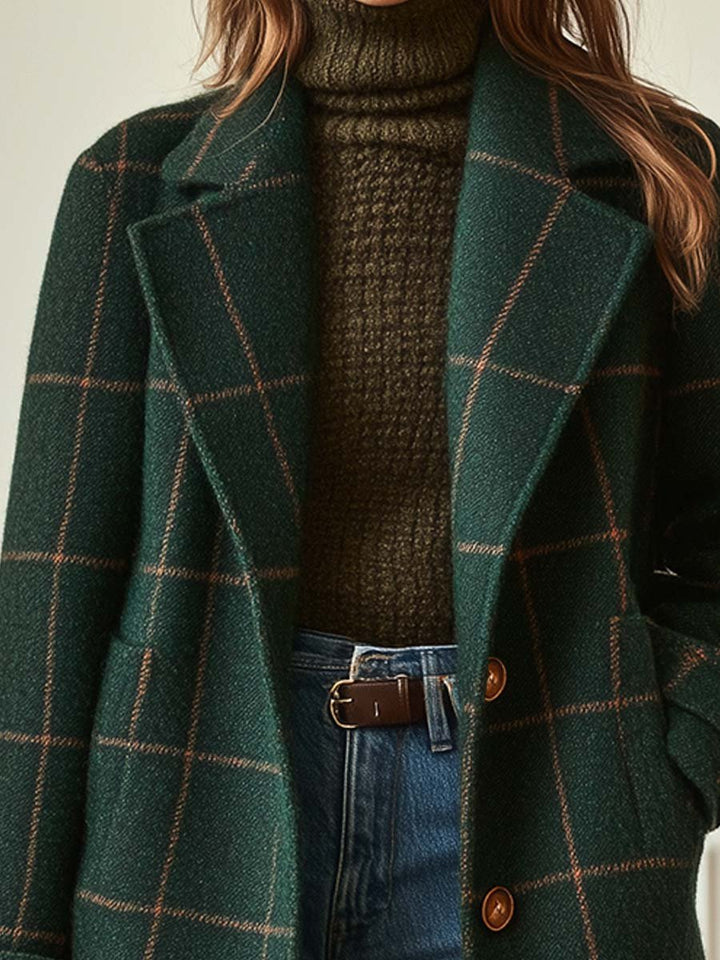 Arvae™ Cambridge - Wool Check Coat